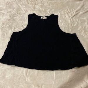 Heart&Hips cropped black tank top